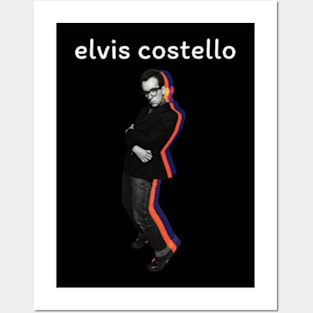 costello 90s style retro vintage 80s gifts Posters and Art